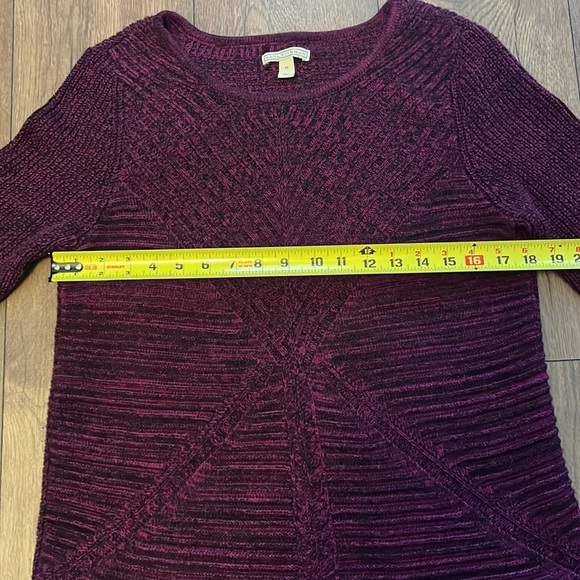 Dana Buchman oversized purple sweater medium - Picture 3 of 5